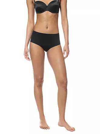 MEY | Slip a vita alta ILLUSION color crema abbronzato | schwarz